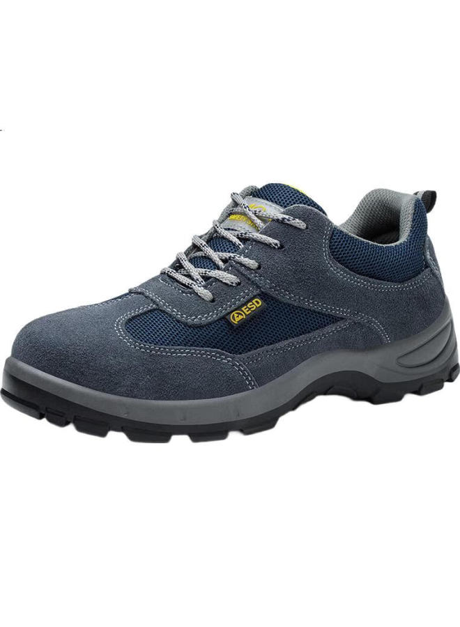 FUCHENG Men'S Breathable Steel Toe Anti-Smashing Anti-Piercing Wear-Resistant Solid Bottom Work Safety Shoes 382 41 - Image 1