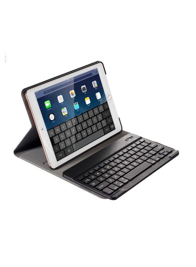 NIBEMINENT Bluetooth Keyboard Case Cover For Apple iPad Air/Air 5 Blue/Black  - Image 2