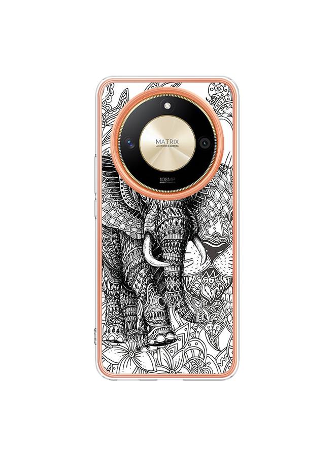 اس-توب جراب لهاتف Honor X9b، مصنوع من الرخام الكهربائي، مع غطاء IMD مزدوج الجوانب - Image 3