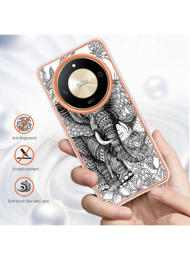 اس-توب جراب لهاتف Honor X9b، مصنوع من الرخام الكهربائي، مع غطاء IMD مزدوج الجوانب - Image 2