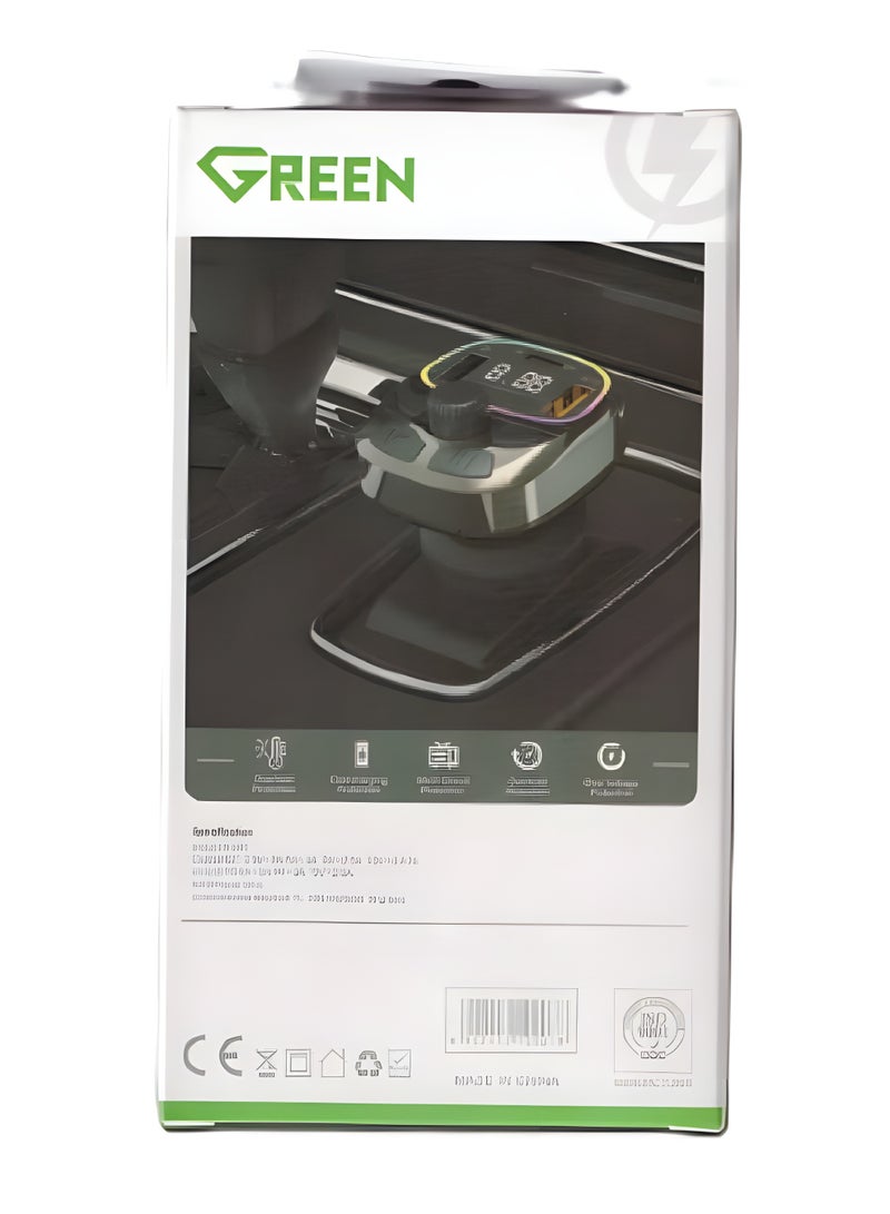 Greeeen GREEN GE-Y085 LED MP3 Modulator with 55W Car Charger - Image 3