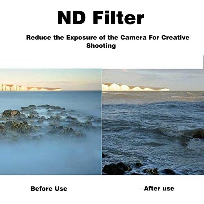 Action Pro Camera Lens Filters Compatible with GoPro Hero 11 Mini Filter Kit (ND8) - Image 3