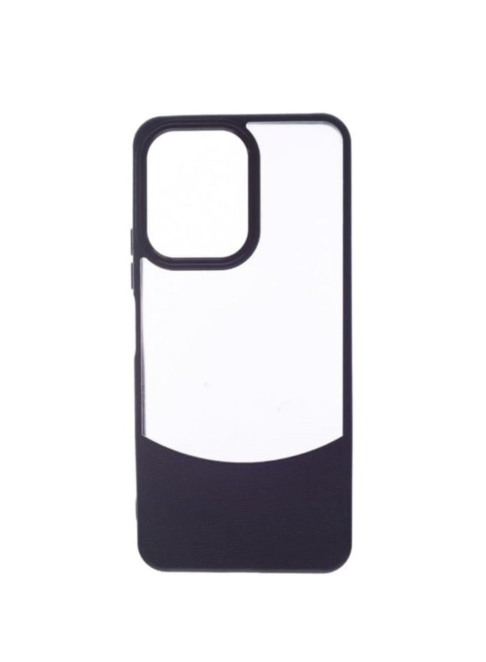Shockproof Silicone Back Cover for Xiaomi Redmi 13C 4G, Xiaomi Poco C65 - Black - Image 1