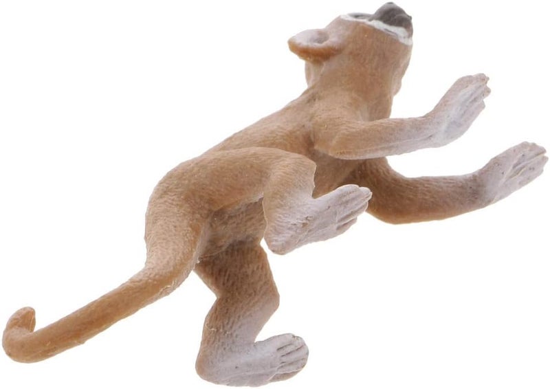 كلاراكو مجموعة ألعاب مجسمات حيوانات برية/مزرعة/حديقة حيوانات - دب، دجاجة، فرس نهر - لوازم حفلات بيض عيد الفصح، مجموعات للكبار، لعبة تعليمية للأطفال، سنجاب وقرد، 6.5 × 2 × 3 سم - Image 5