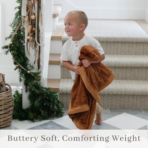 SARANONI Luxury Receiving Blankets for Babies | Ultra-Soft Lush and Boutique Quality Baby Blanket | Ballet Slipper Pink - 40" x 30" - Image 3
