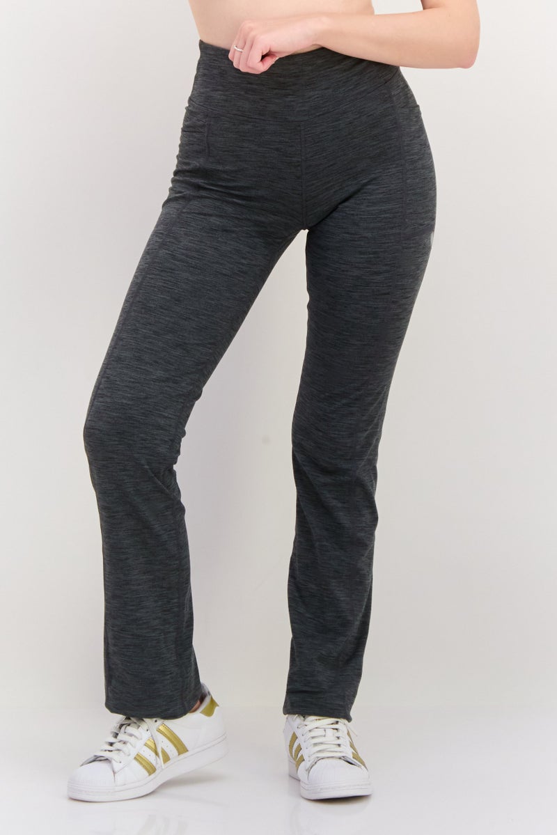 SKECHERS Women Sportswear Fit Walking Pants, Grey Heather - Image 1