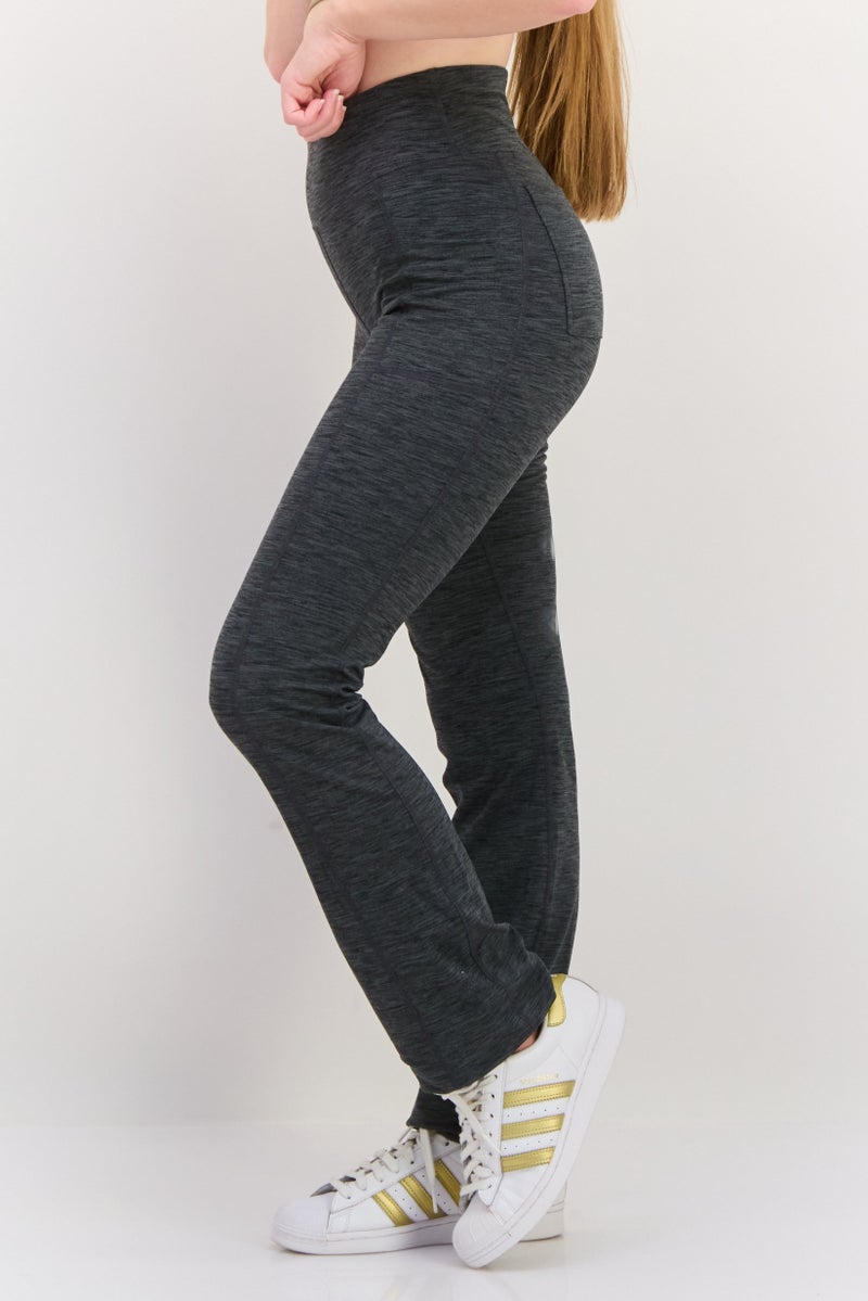 SKECHERS سروال رياضي نسائي مناسب للمشي، رمادي هيثر - Image 2