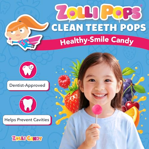Zollipops Clean Teeth Lollipops Anti Cavity Lollipops Delicious Assorted Flavors Variety 52 Ounce Pack of 1 - Image 5