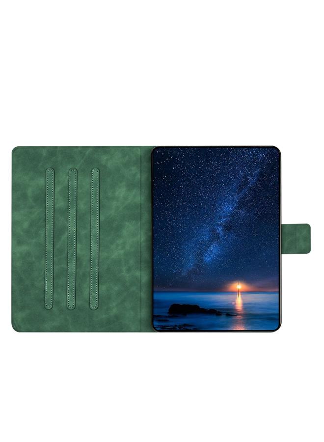 اس-توب جراب جلدي لجهاز Lenovo Tab M10 Plus الجيل الثالث / TB-128F منقوش عليه صورة زوجين من القطط الذكية - Image 3