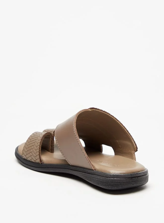 Al Waha Boys Textured Slip-On Arabic Sandals