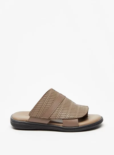 Al Waha Boys Textured Slip-On Arabic Sandals