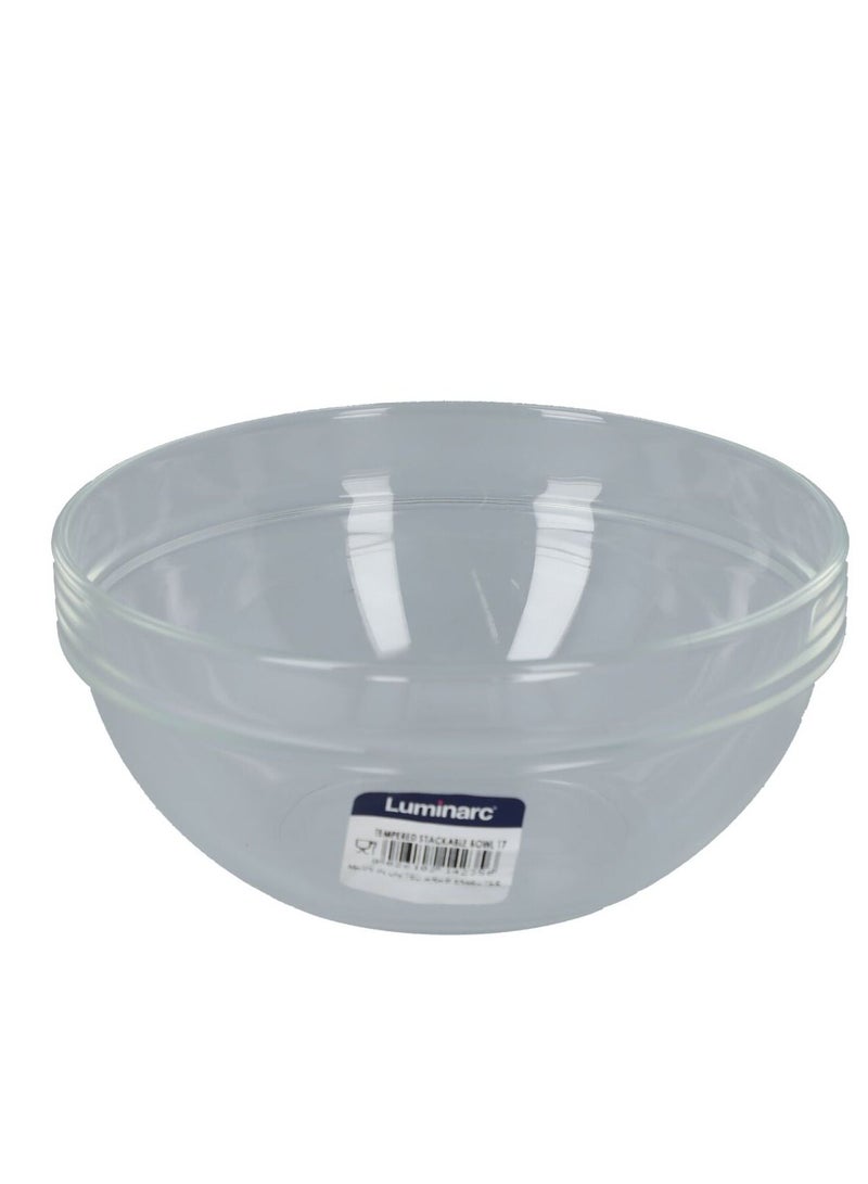 Luminarc Tempered Stackable Bowl Clear 26cm