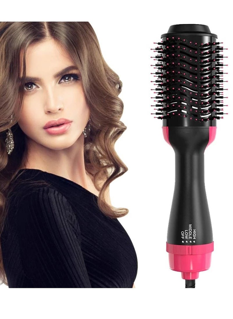 One Step مجفف شعر بخطوة واحدة، فرشاة مجفف شعر ساخن مع مكثف هواء، مجفف كهربائي سلبي دوار ومكواة شعر أيونية لتجفيف سريع، فرد، وتجعيد - Image 1