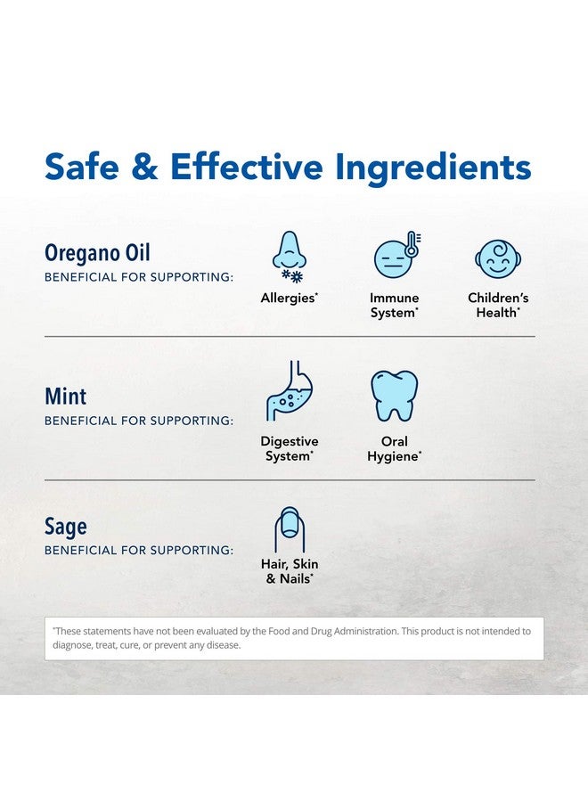 North American Herb & Spice Oregafresh Toothpaste (2 Pack) - 3.4 Fl. Oz. - Natural Toothpaste - Supports Tooth And Gum Health - Oregano Oil, Clove Oil - Chemical Free, Non-Gmo - Total Servings