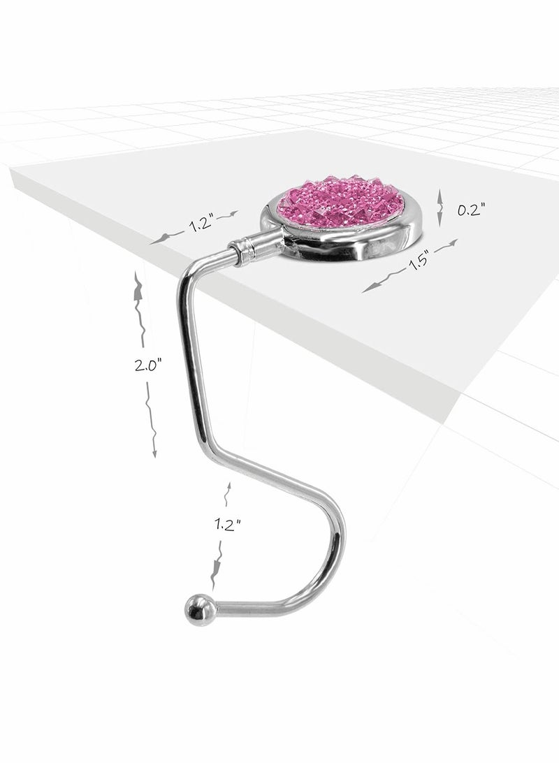 KASTWAVE 3Pack Handbag Purse Hanger Hooks for Table Portable - Image 3