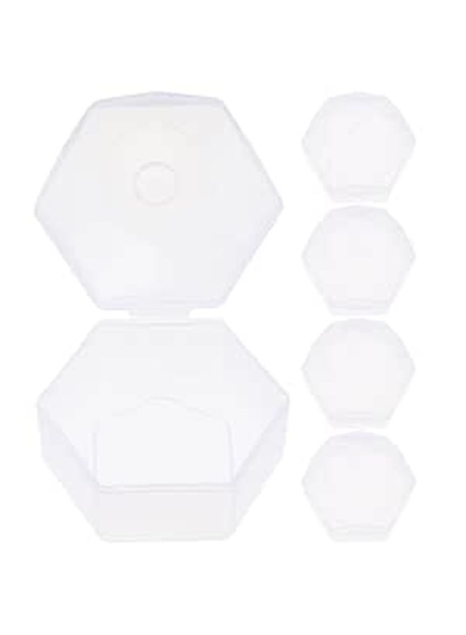 5pcs Wide Mouth Portable Storage Box Set for Infant Pacifier Holder Case Protective Cover Travel and Diaper Bag Organization