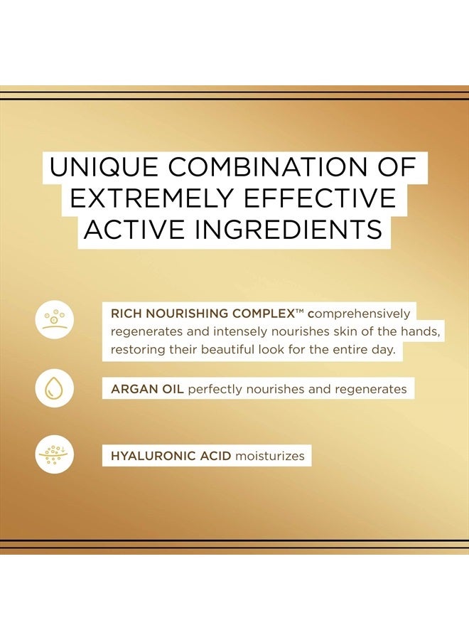 EVELINE COSMETICS كريم-سيروم إيفلين بروفيشينال الفاخر لليدين والأظافر - الأرجان والفانيليا، 3.38 أونصة سائلة - Image 5