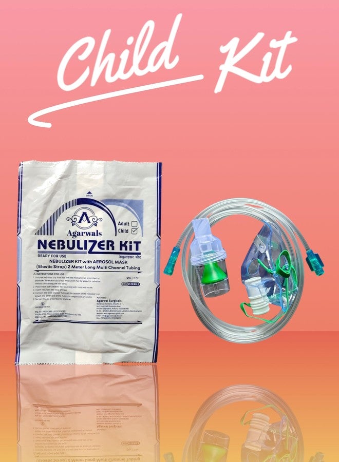 Agarwals Nebulizer Mask with Air Tube and Medicine Chamber (Child Kit) - Pack of 2 - Image 3