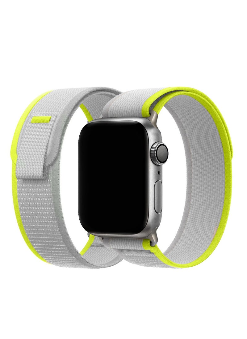 Generic Apple Watch Strap 49 mm 45 mm 44 mm 42 mm Band Trail Loop Stretchy Soft Nylon Band Adjustable Sports Strap for Apple Watch Ultra 2 Series 9/8/7/SE/6/5/4/3/2/1  - Image 1
