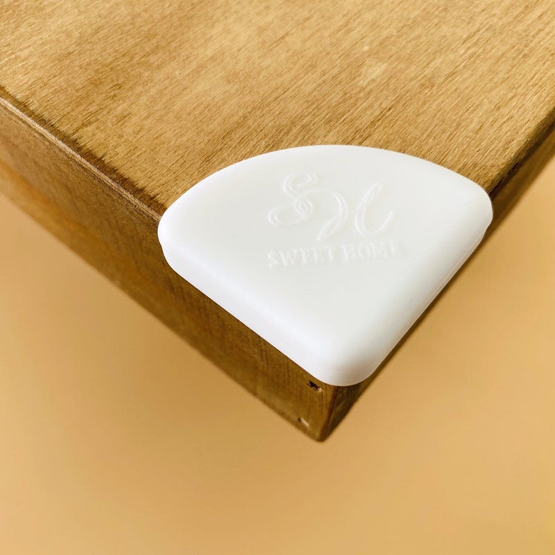 1 x 5 pcs 2024 New LT Shape Table Corner Protectors for Kids Thin angle-white