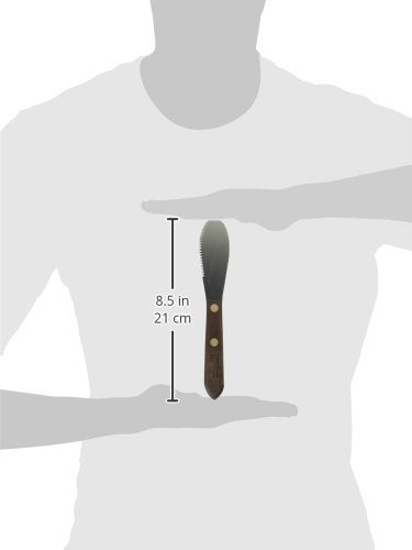 Lamson 3" Sandwich Spreader, Wave Edge with Walnut Handle - Image 3