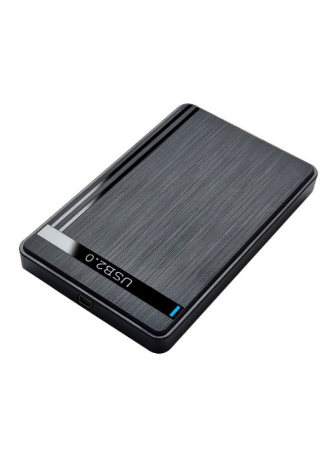 Biyoumei External Hard Drive Enclosure, 2.5-inch Usb 3.0 Sata Interface, Laptop External Case For Solid State And Mechanical Ssd Drives, Business Black