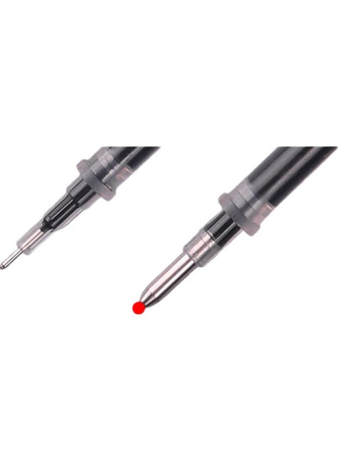 Truecolor 0.5Mm Black Bullet Tip Gel Pen Refill, Pull-Out Cap, Signature Pen, Ink Pen Refill, Student Office Stationery Supplies, 20 Pieces/Box Gr-009 - Image 1