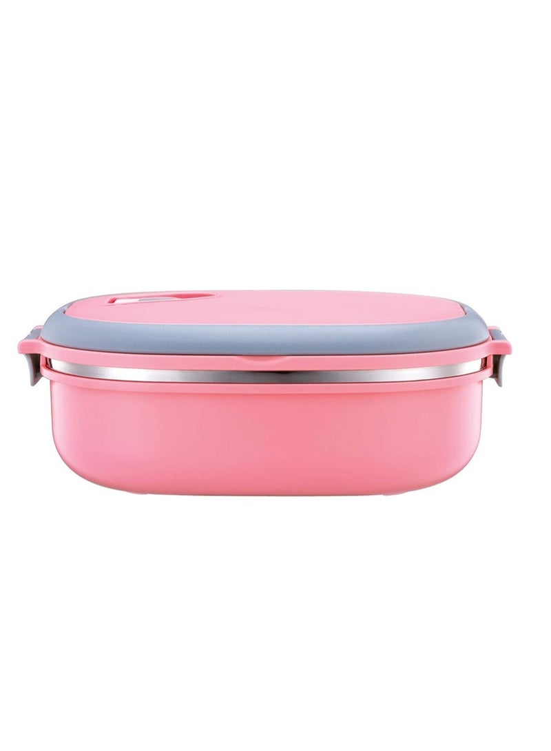 AKDC AKDC Premium Lunch Box 0.9 Litre, Stainless Steel Inner Casting, Pink- RF5652  - Image 1