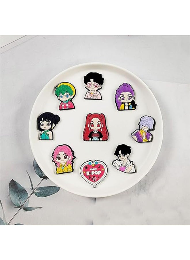 23Pcs Demon movie Hunters Shoe Decoration Charms for Croc Clog Sandals, Shoe Accessories Charms for Adults - Image 4