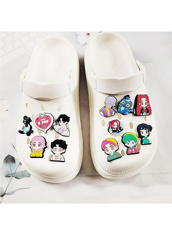 23Pcs Demon movie Hunters Shoe Decoration Charms for Croc Clog Sandals, Shoe Accessories Charms for Adults - Image 5