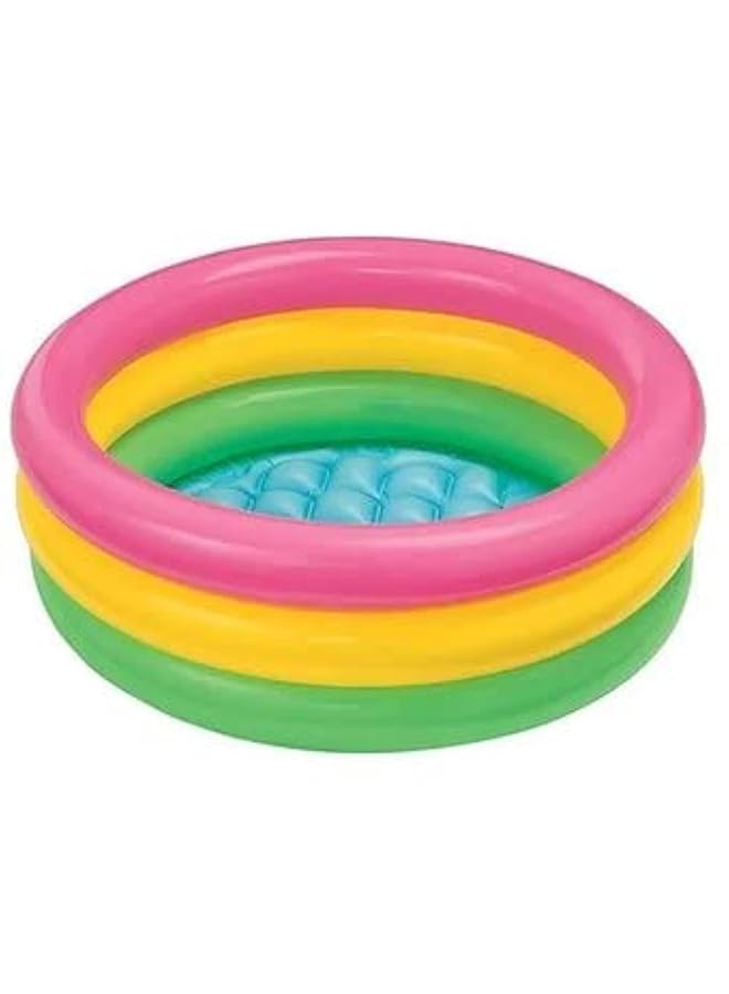 INTEX Pool Inflatable Pool 3 Hoops Children Baby 61X22Cm - Image 3