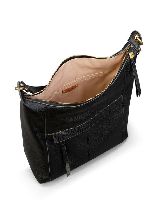 The Sak womens Alameda Hobo Bag In Leather, Black, One Size US - Image 3