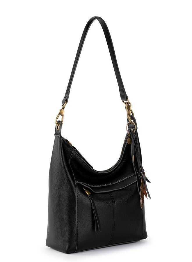The Sak womens Alameda Hobo Bag In Leather, Black, One Size US - Image 2