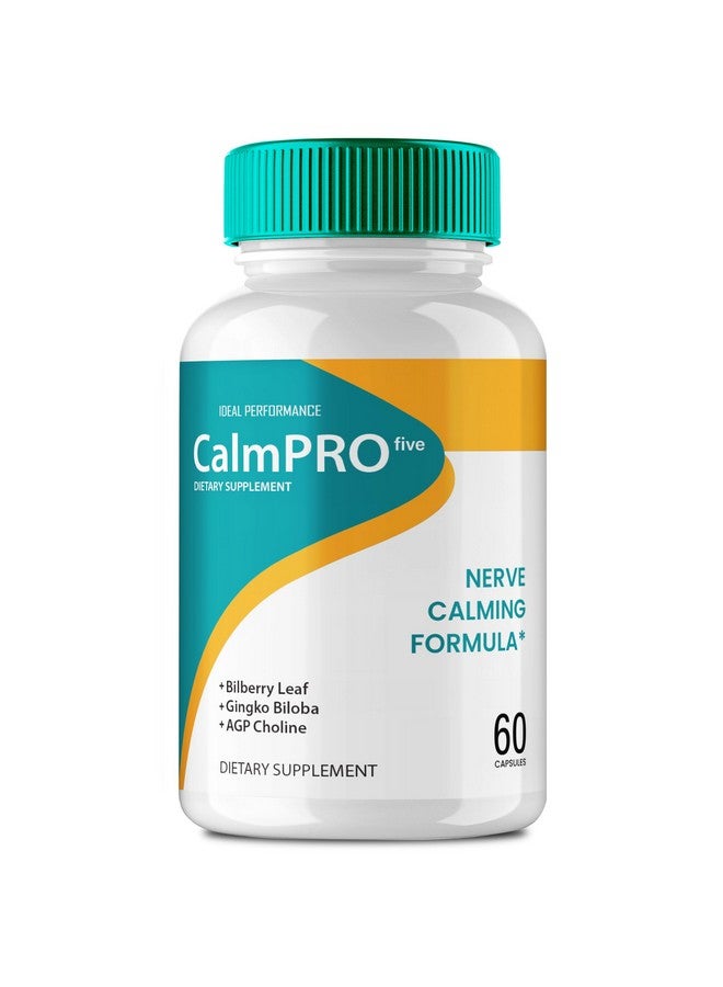 IDEAL PERFORMANCE Calmpro5 Nerve Capsules, Calm Pro 5 Nerve Health Supplement Pills, CalmPro Five All Natural Formula, Calm Pro Five Nerve Wellness Capsules, Calmpro5 Supports Healthy Nerve Reviews (60 Capsules)  - Image 1
