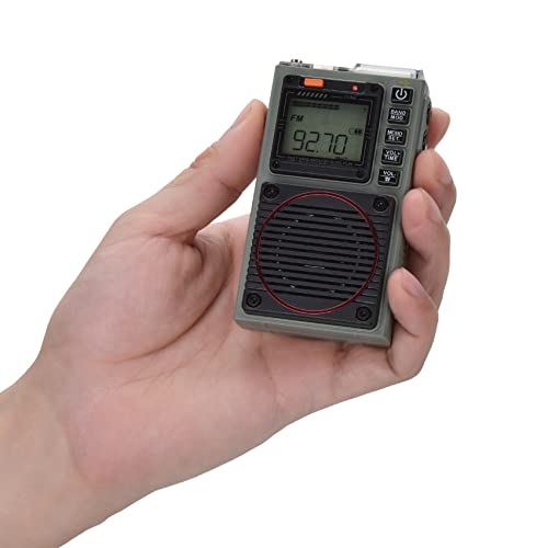 HanRongDa Radio, APP Control Bluetooth Speaker Support MicroSD Card, AM/FM/VHF/Shortwave/WB Receiver with NOAA Alerts and Wire Antenna, Rechargeable Digital Radios with Six Kinds of Backlit HRD787 - Image 4