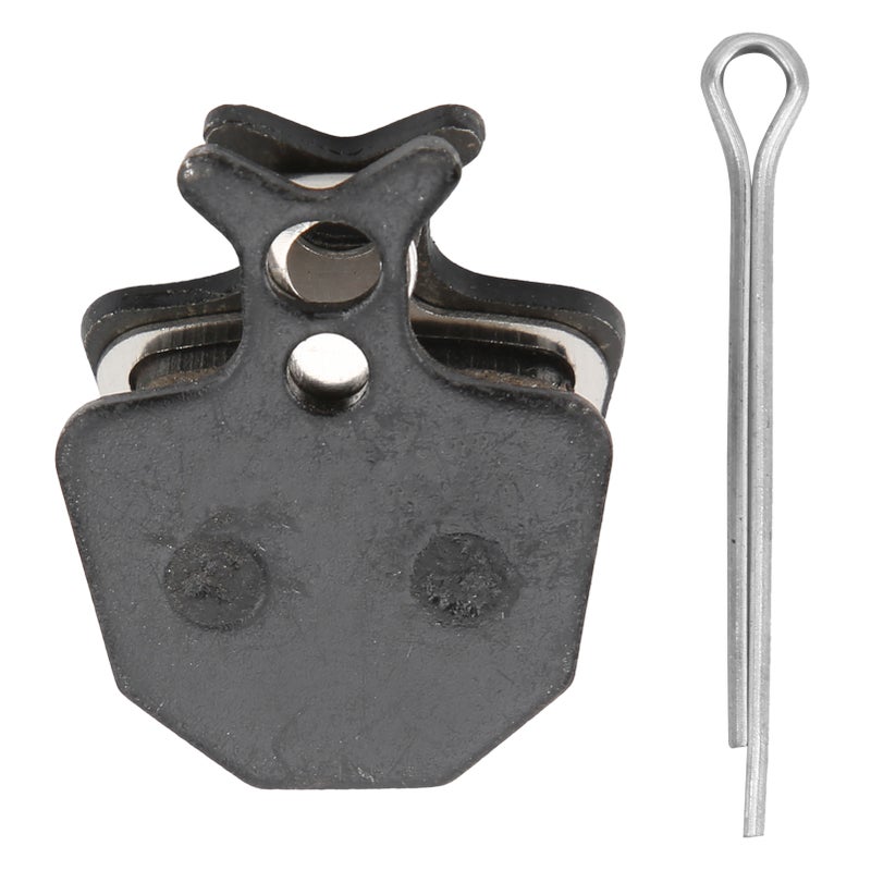 Semi-Metal Bike Disc Brake Pad Set - High-Strength Steel Back Plate T6 Hardness Impact Resistance Quick Heat Dissipation, No Scream-Like Noise Short Running-In Period for Road Mountain Bicycle Riding - Image 1