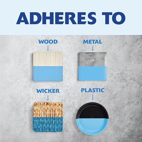 Rust-Oleum 334045 Painter's Touch 2X Ultra Cover Spray Paint, 12 oz, Gloss Spa Blue - Image 5