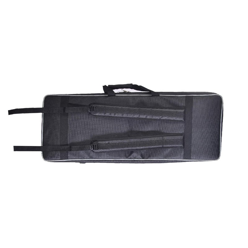 GIG Master حقيبة/غطاء/ظهرية للبيانو ولوحة المفاتيح لنوفايشن لانشكي 49MK2 49 مفتاح مع جيب أمامي (أسود مع خط رمادي) - Image 5