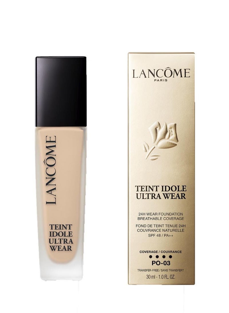 Lancome Paris TEINT IDOLE ULTRA WEAR 24H WEAR FOUNDATION BREATHABLE COVERAGE 03