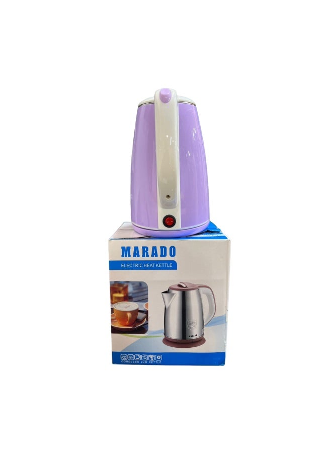 MARADO Electric Heat Kettle | Stainless Steel Water Heater & Thermos Pot | Elegant Cordless Jug | Hot Kettle for Tea & Water with Automatic Shut-Off - Image 3