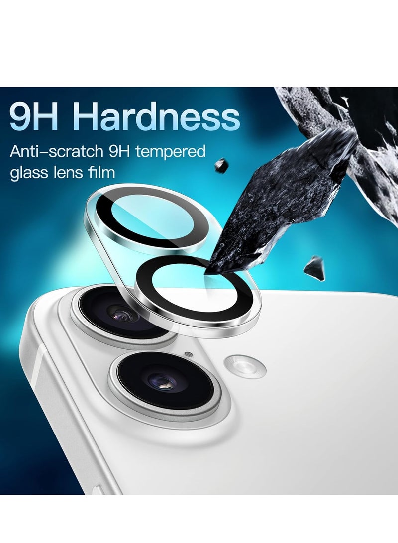 ELTRAZONE JETech Camera Lens Protector for iPhone 16 (6.1-Inch) – Case Friendly, Night Shot Compatible, HD Clear, 3-Pack - Image 4