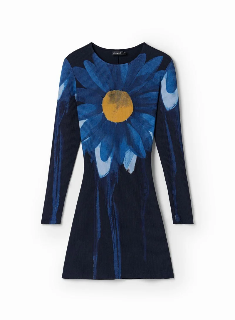 ديسيجوال Ribbed Daisy Dress