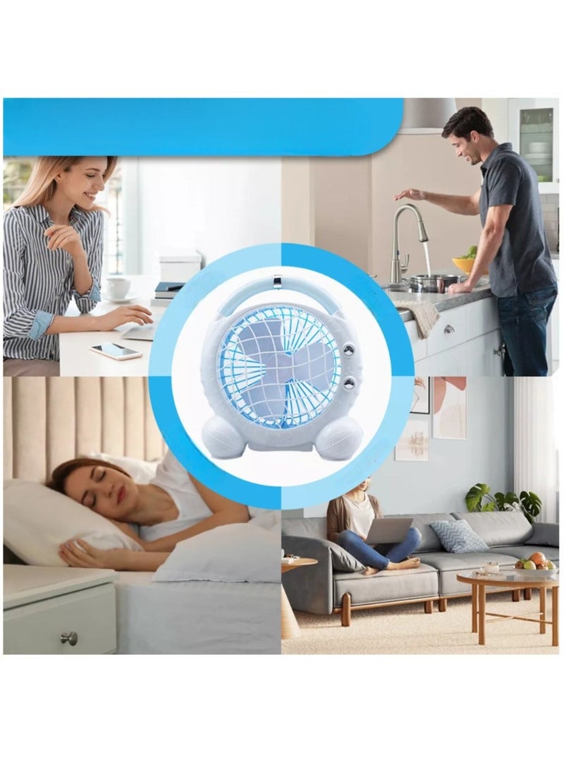 Toy Box USB Desktop Fan With Led Light Personal Small Fan for Home Office Car Outdoor Travel - Image 3