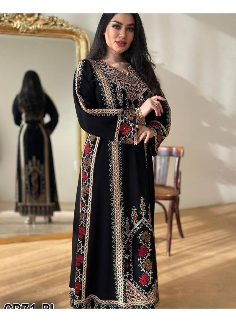Royal Jalabiya, embroidered with luxury and authenticity. 3396  - Image 2