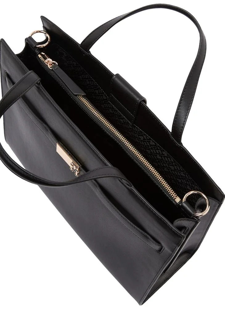 TOMMY HILFIGER Logo Detail Top Handle Flap Over Crossbody
