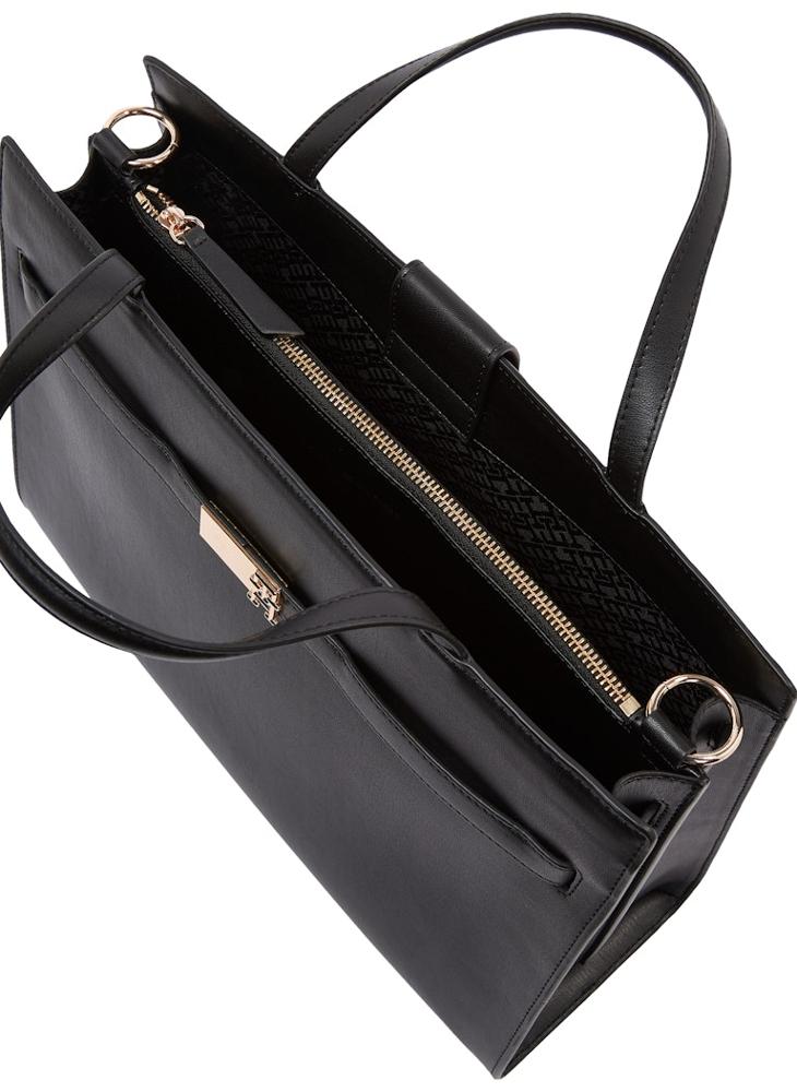 TOMMY HILFIGER Logo Detail Top Handle Flap Over Crossbody  - Image 4