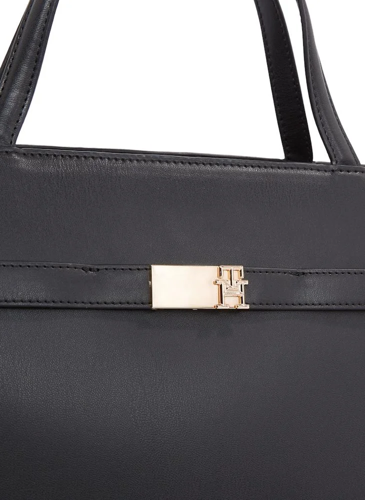 TOMMY HILFIGER Logo Detail Top Handle Flap Over Crossbody