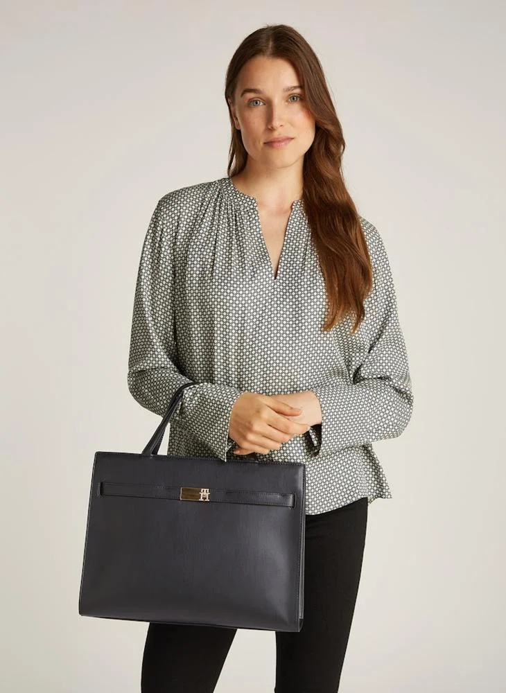 TOMMY HILFIGER Logo Detail Top Handle Flap Over Crossbody