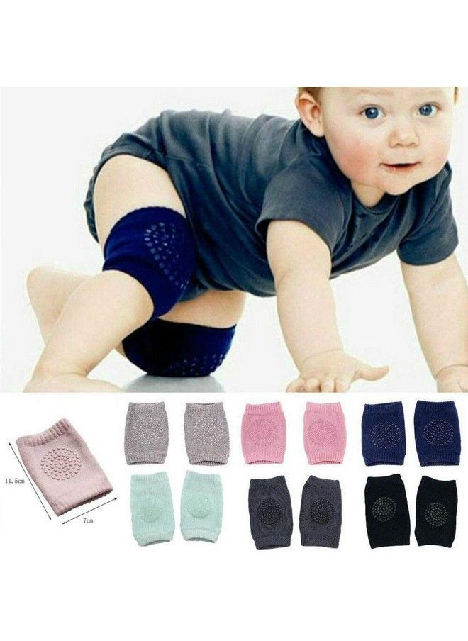 TOPHAVEN Baby Crawling Anti Slip Knee Pads Unisex Clothing Accessories Toddler Leg Warmer Safety Protective Cover Toddlers Learn To Socks Children Short Knee Pads(Pack Of 3 Multicolor)  - Image 3