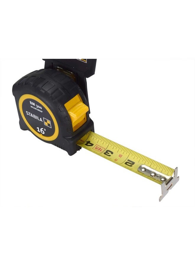 STABILA Pocket Measure Tape Bm 300 16 Ft Imperial Scale - Image 3